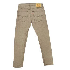Levi's 512 Pants Jeans Men 30x30 Slim Fit Stretch Brown Houndstooth Casual Work